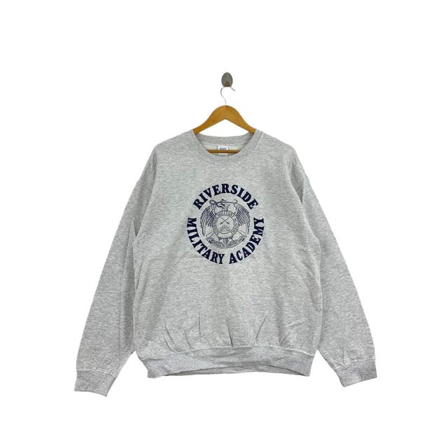 Men's Sweatshirt - Grey - L on Productcaster.