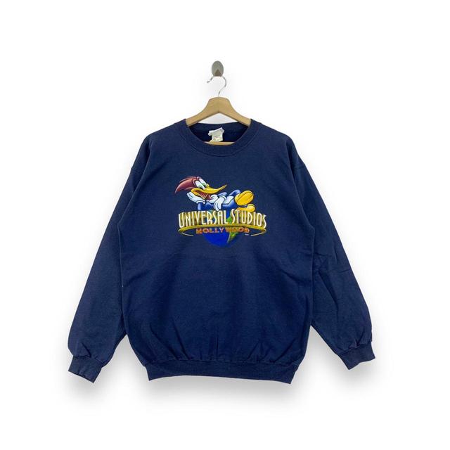 Women's Sweatshirt - Navy - M on Productcaster.