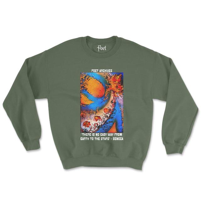 Custom Men's Sweatshirt - Khaki - M on Productcaster.