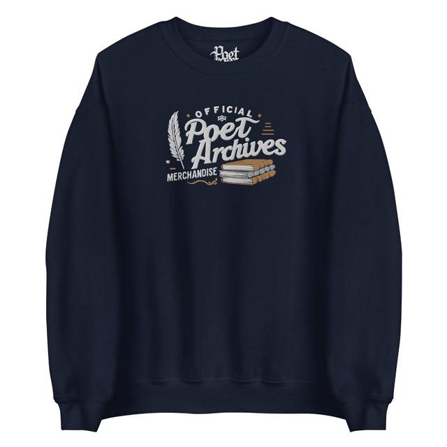 Designer Men's Sweatshirt - Navy - S on Productcaster.