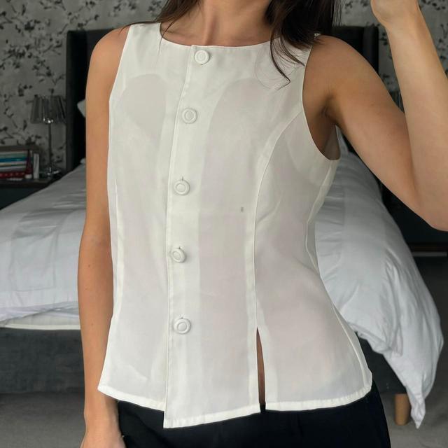 Women's Blouse - White - S on Productcaster.