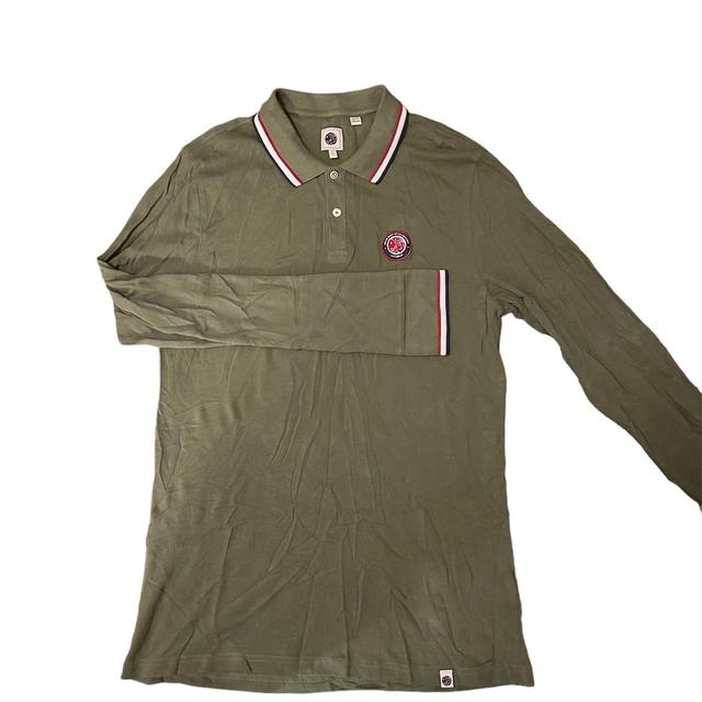 Pretty Green Men's Polo shirt - Khaki - S on Productcaster.