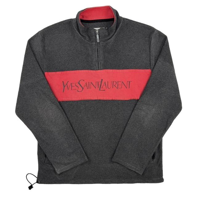 Yves Saint Laurent Men's Sweatshirt - Grey - M on Productcaster.