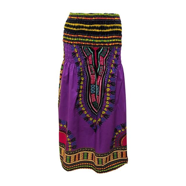 Women's Midi Skirt - Purple/Pink - One size on Productcaster.