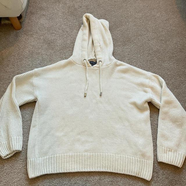 Primark Women's Hoodie - Cream/White - XS on Productcaster.