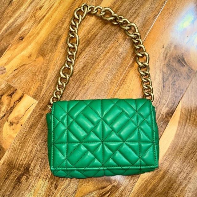 Zara Women's Bag - Green on Productcaster.