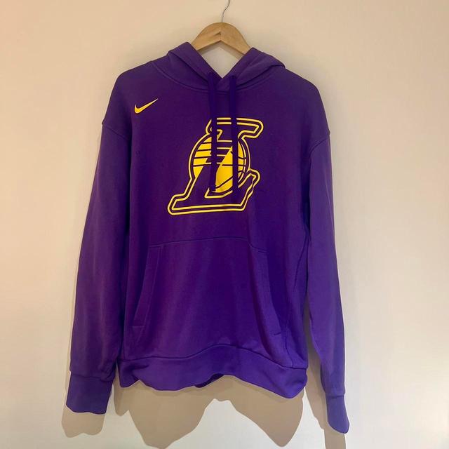 Nike Men's Hoodie - Purple - L on Productcaster.