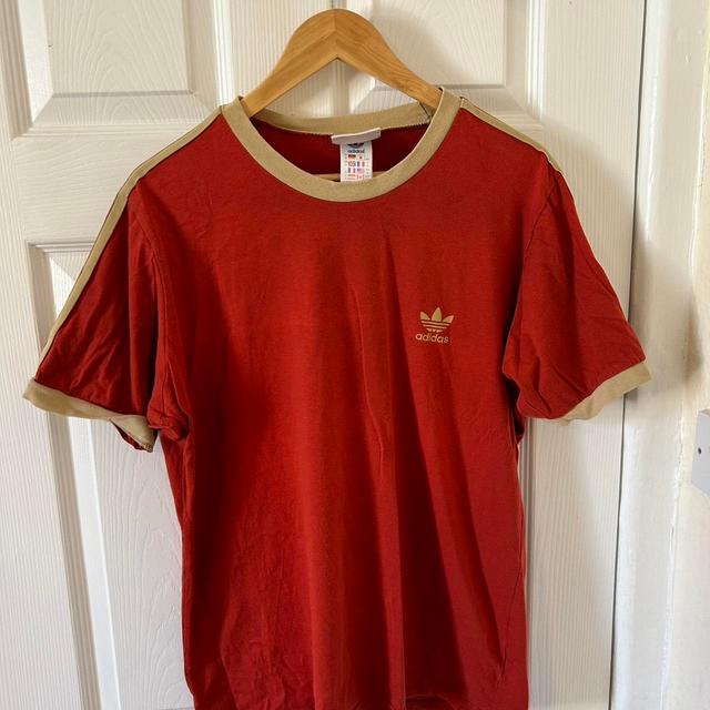 Adidas Men's T-shirt - Orange - XL on Productcaster.