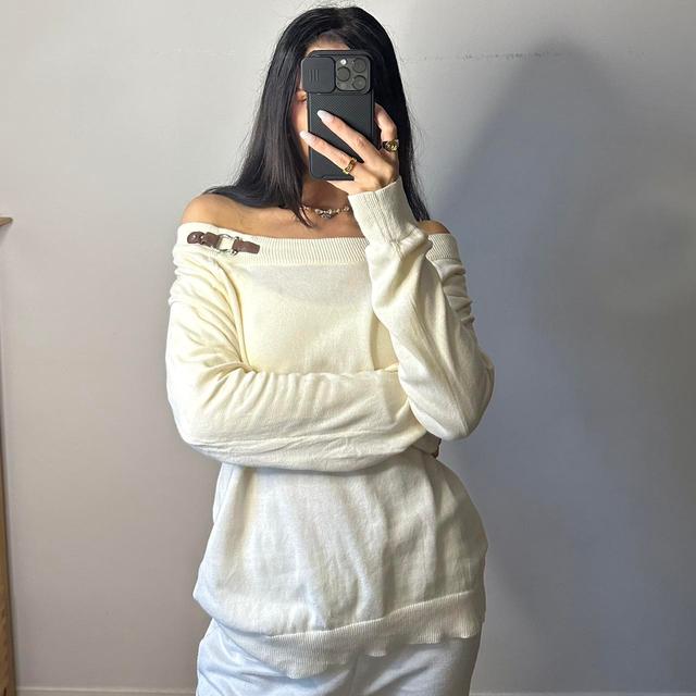 Ralph Lauren Women's Jumper - Cream - M on Productcaster.