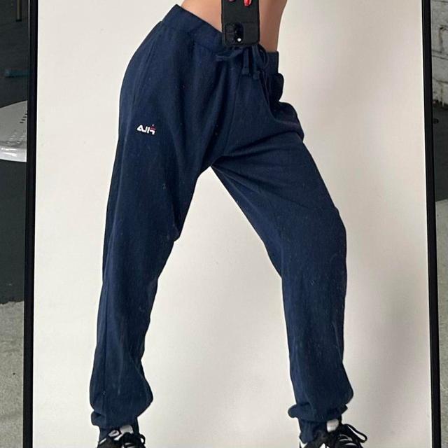 Fila Men's Sweatpants - Navy - M on Productcaster.