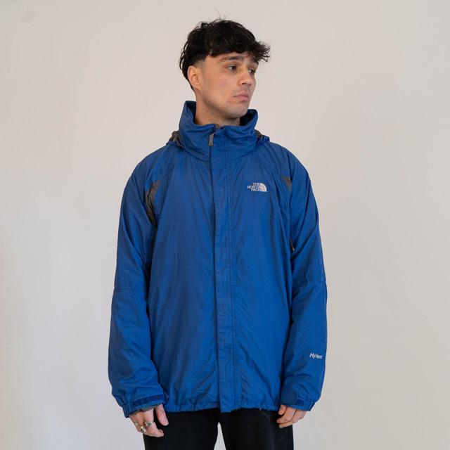 The North Face Men's Raincoat - Blue/Grey - XL on Productcaster.