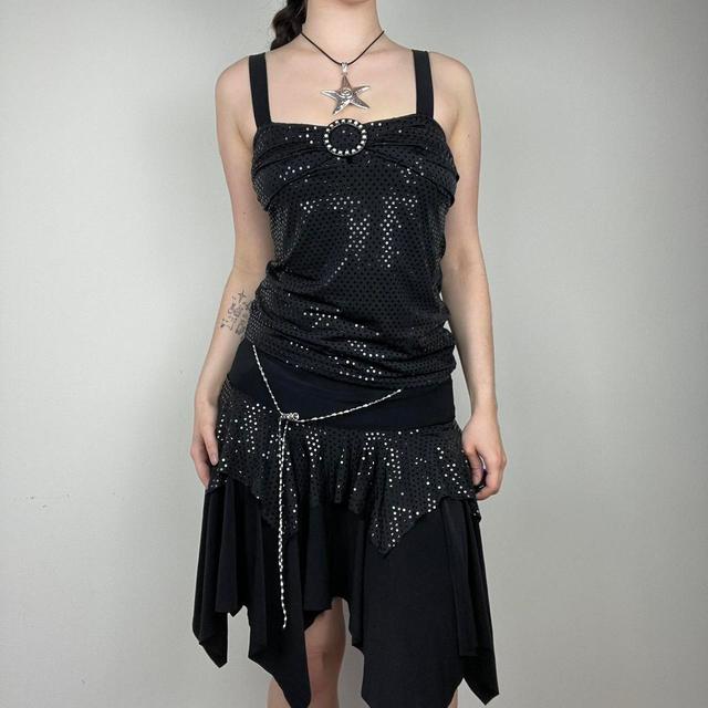 Vintage Women's Dress - Black - XS on Productcaster.