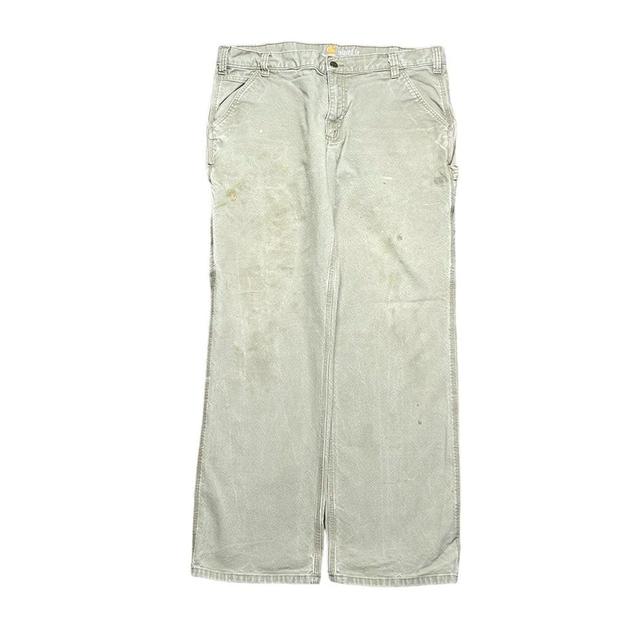 Carhartt Men's Jeans - Cream - 38" on Productcaster.