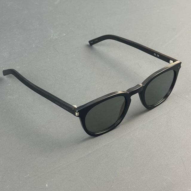 Saint Laurent Paris Men's Sunglasses - Black on Productcaster.