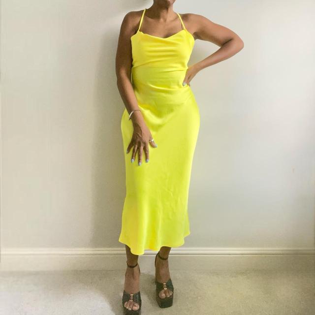 Collusion Women's Slip Dress - Yellow - 10 on Productcaster.