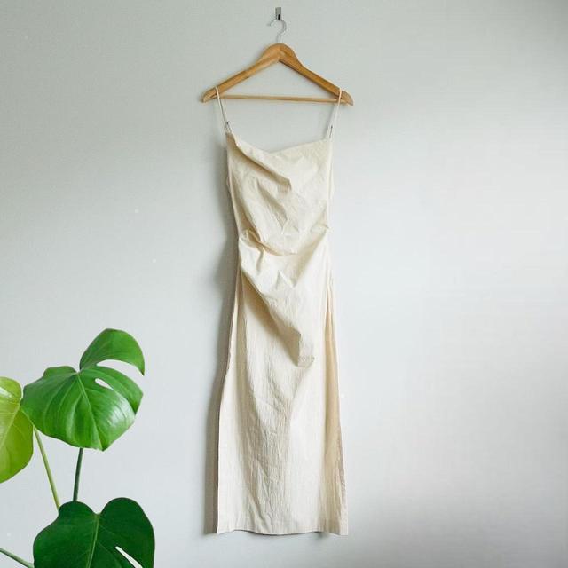 Zara Women's Bodycon Dress - Cream - S on Productcaster.