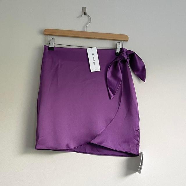 Miss Selfridge Women's Mini Skirt - Purple - UK 8 on Productcaster.