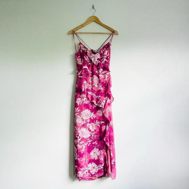 Zara Women's Slip Dress - Pink/Multi - XS on Productcaster.