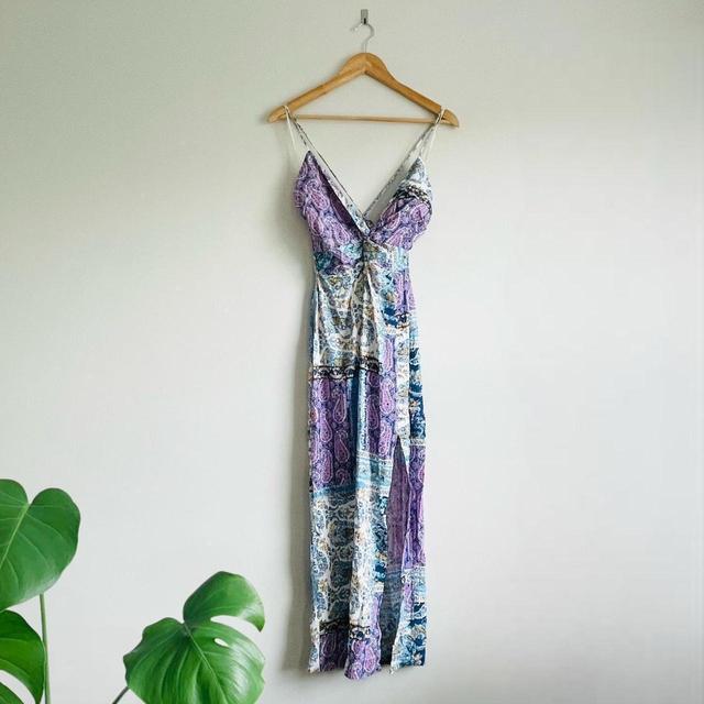 Zara Women's Slip Dress - Multi/Purple - S on Productcaster.