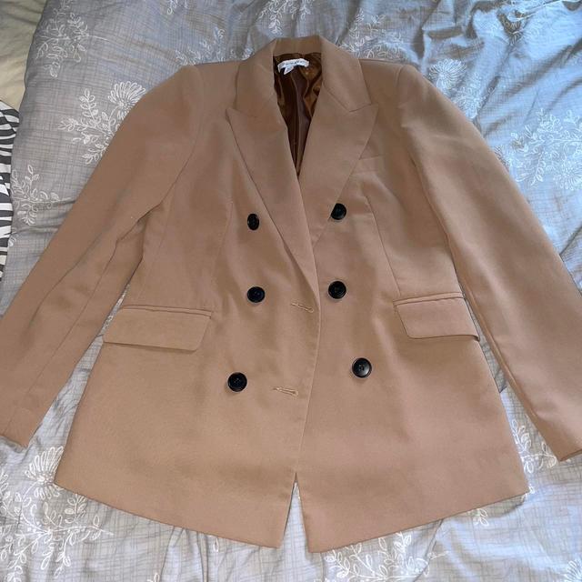 Primark Women's Blazer Jacket - Tan - UK 8 on Productcaster.