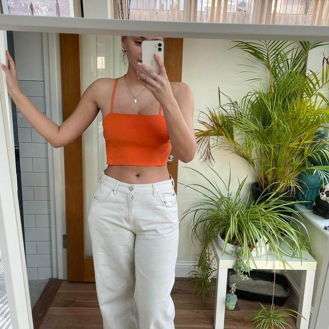 Motel Women's Crop top - Orange - 12 on Productcaster.