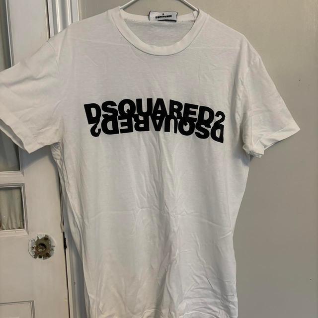 Dsquared2 Men's T-shirt - White - M on Productcaster.