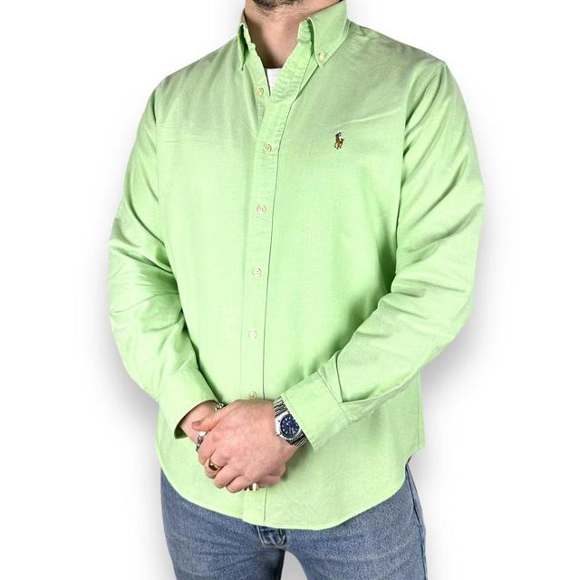 Ralph Lauren Men's Shirt - Green - L on Productcaster.