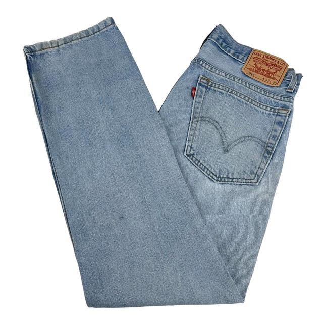 Levi's Men's High waisted Distressed Jeans - Blue - 33" on Productcaster.