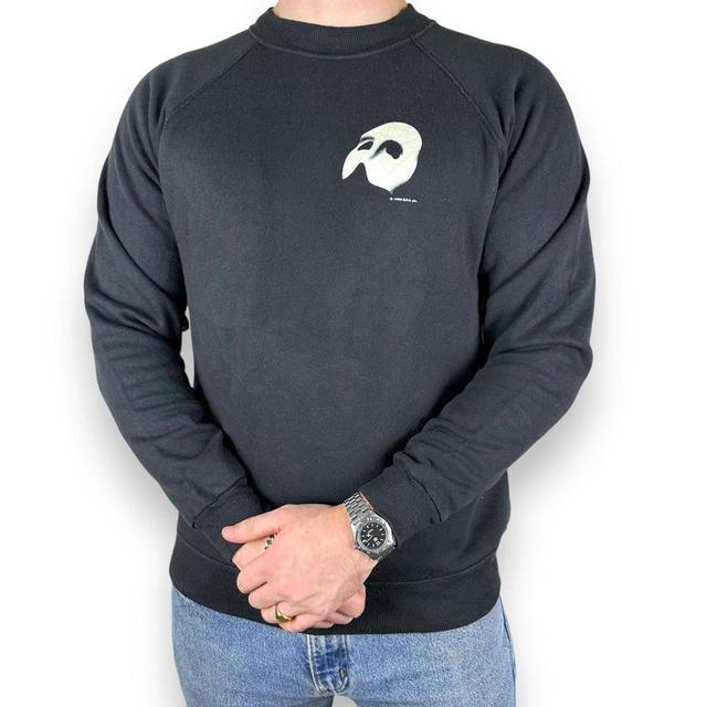 Vintage Men's Sweatshirt - Black/Cream - M on Productcaster.