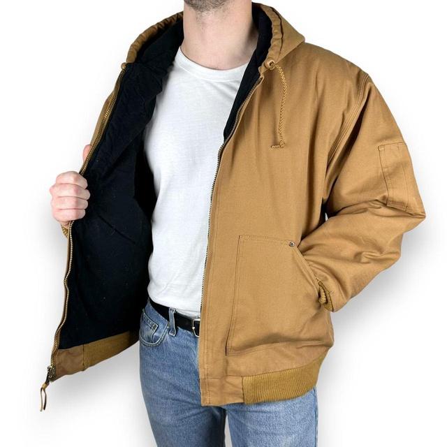 American Vintage Men's Bomber Jacket - Tan/Brown - XXL on Productcaster.