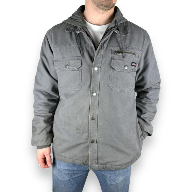 Dickies Men's Shacket Jacket - Grey - L on Productcaster.