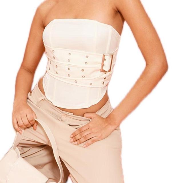 PrettyLittleThing Women's Corset - White - 10 on Productcaster.