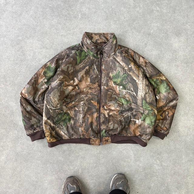 Realtree Men's Bomber Jacket - Brown - XL on Productcaster.