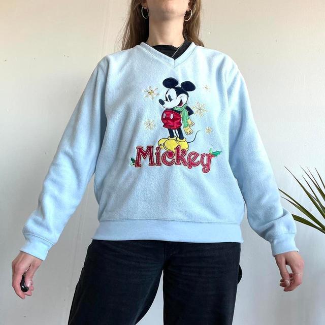 Disney Women's Sweatshirt - Blue - M on Productcaster.