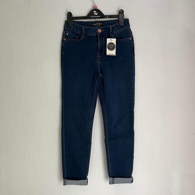 Peacocks Women's Skinny Jeans - Blue - UK 8 on Productcaster.