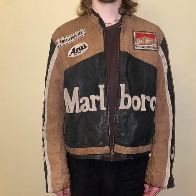 Marlboro Men's Jacket - Brown - XL on Productcaster.