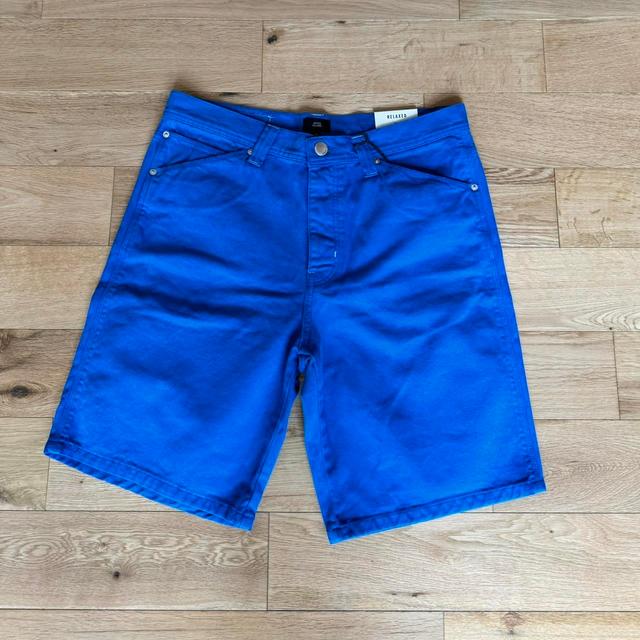 River Island Men's Shorts - Blue - 32" on Productcaster.