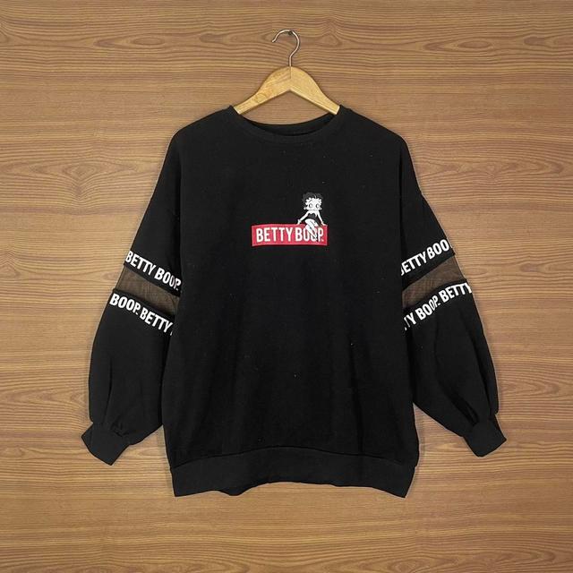 Vintage Women's Sweatshirt - Black - XL on Productcaster.