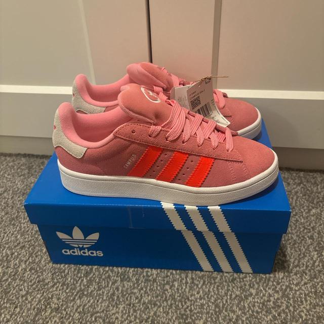 Adidas Women's Trainers - Pink/Orange - UK 5.5 on Productcaster.