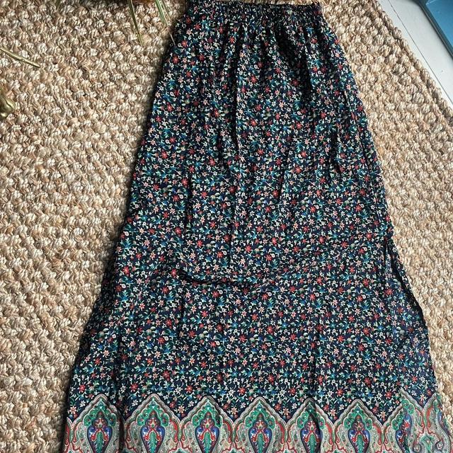 Vintage Women's Skirt - Multi/Black - S on Productcaster.