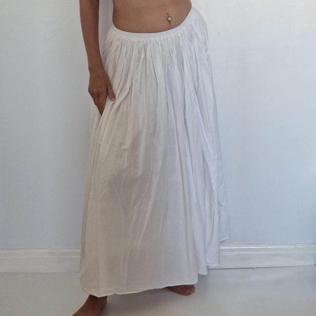 Women's Maxi Skirt - White/Cream - UK 10 on Productcaster.