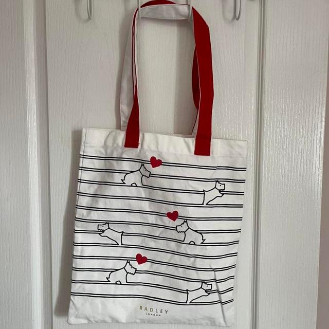 Radley Women's Bag - White/Red on Productcaster.