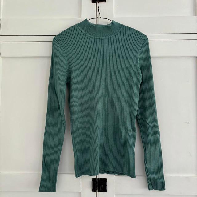 Primark Women's Jumper - Blue/Green - S on Productcaster.