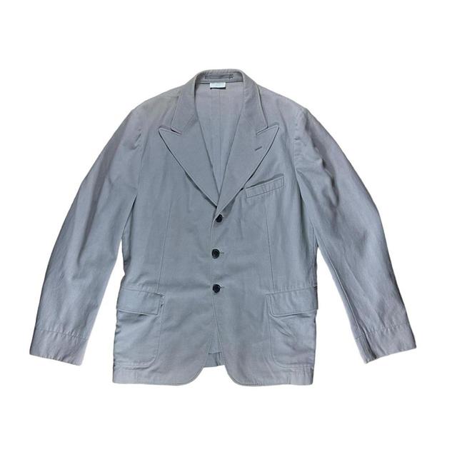 Dries Van Noten Men's Blazer Jacket - Grey - L on Productcaster.