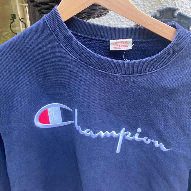 Champion Men's Jumper - Navy - M on Productcaster.