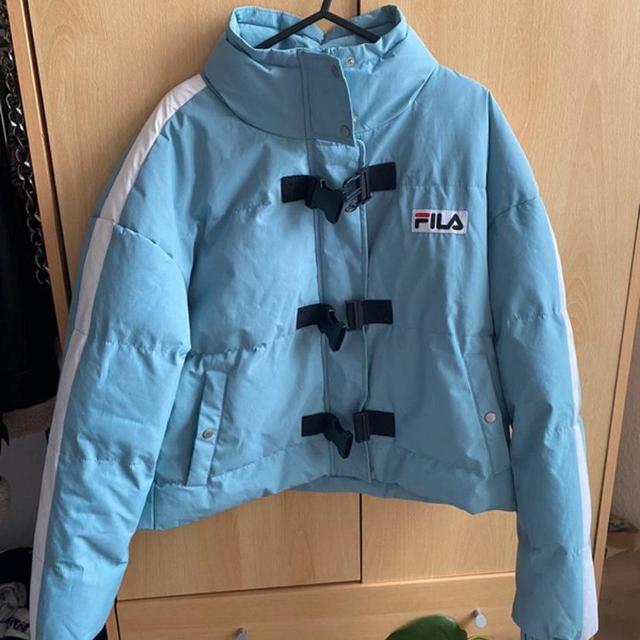 Fila Women's Puffer - Blue - UK 8 on Productcaster.