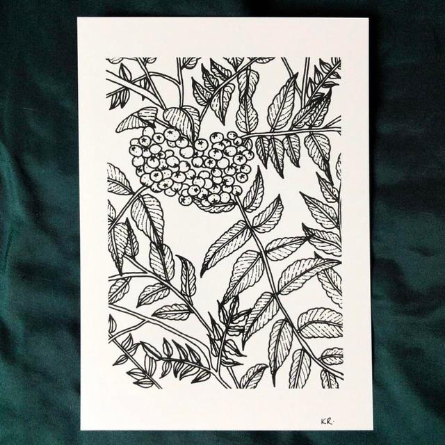 Handmade Print - Black/White on Productcaster.