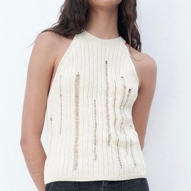 Zara Women's Jumper - Cream - M on Productcaster.