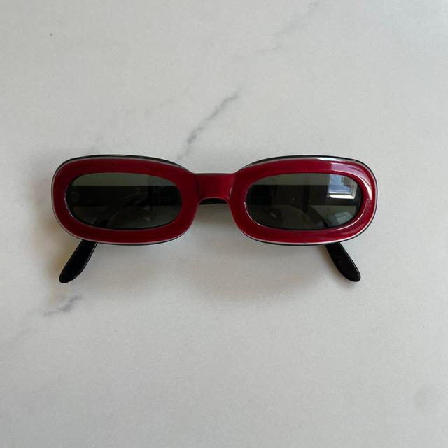 Moschino Men's Sunglasses - Red/Black on Productcaster.