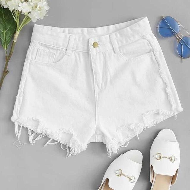 Women's Shorts - White - XS on Productcaster.